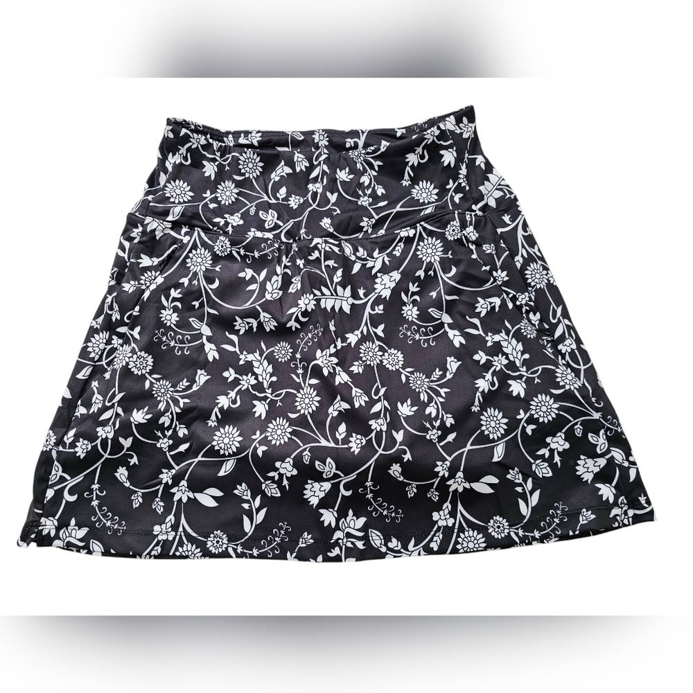 NWT Women's Floral Swim Skirt with Shorts Built In XS